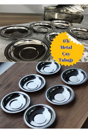 بشقاب متالیک استیل (فولاد) BRE HOME - کد 896142336