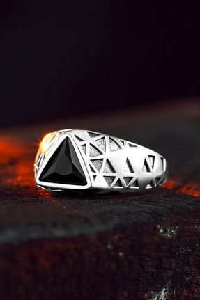 انگشتر نقره مشکی مردانه 925 عیار Ring Of The King - کد 896153661