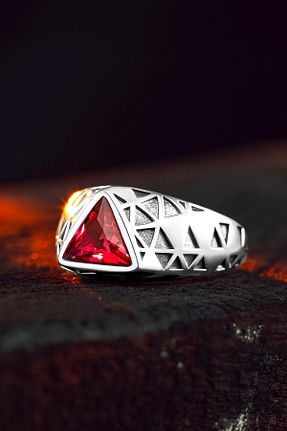 انگشتر نقره طوسی مردانه 925 عیار Ring Of The King - کد 896153636