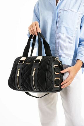 کیف دوشی مشکی زنانه چرم مصنوعی Just Polo - کد 862380601
