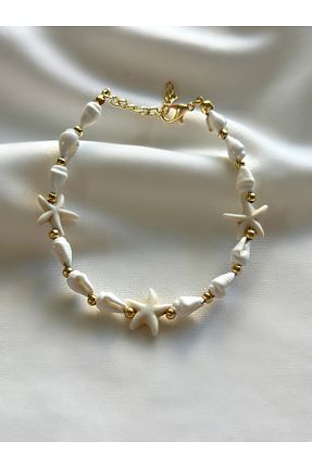 دستبند جواهر سفید زنانه سنگ طبیعی Rakoz Design - کد 896169038