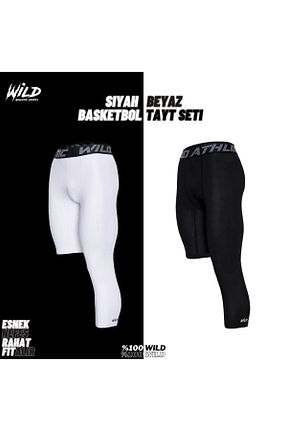 ساق شلواری اسپرت مشکی مردانه 3/4 Boy Wild Athletic - کد 841058570