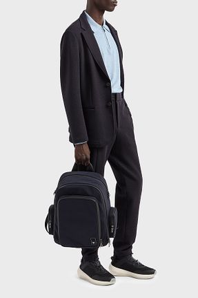 شلوار سرمه ای مردانه پنبه - پلی استر - الاستین Emporio Armani - کد 897429803