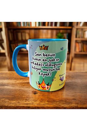 لیوان آب آبی پرسلن mugshop - کد 896214719