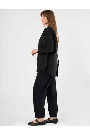 تونیک حجاب مشکی زنانه پنبه ای Kayra - کد 896217084