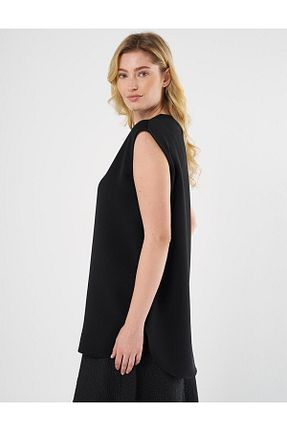 تونیک حجاب مشکی زنانه بافتنی KYR - کد 897435123