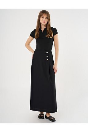 دامن حجاب مشکی زنانه رگولار Kayra - کد 896217116