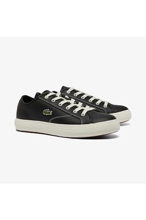 کفش اسنیکر مشکی مردانه بند دار Lacoste - کد 877500151