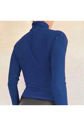 بلوز آبی زنانه ساده MACMODA - کد 896255133