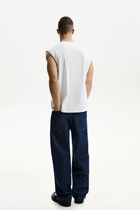 تیشرت سفید مردانه Relaxed Bershka - کد 896255367