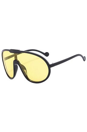 عینک آفتابی زرد زنانه UV400 Toz Vintage - کد 741993690