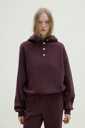سوئیشرت بنفش زنانه ساده Suud Collection - کد 896263483