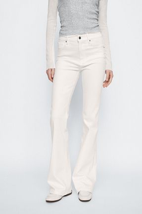شلوار بژ زنانه پنبه ای Massimo Dutti - کد 893310700
