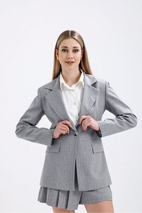 ست بالاتنه و پائین تنه طوسی زنانه بافتنی Abay - کد 896268291