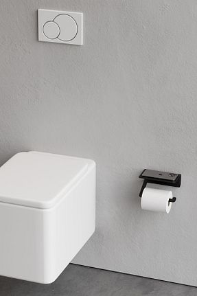 پایه دستمال توالت مشکی استیل ضد زنگ Zift Unique - کد 745175760