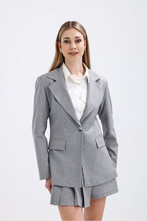 ست بالاتنه و پائین تنه طوسی زنانه بافتنی Abay - کد 896268291