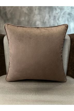 کوسن و روکش کوسن قهوه ای مخمل Fabricland - کد 84579548