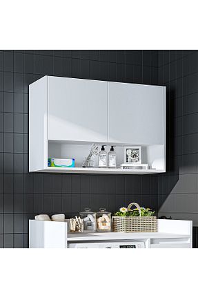 ست کمد حمام سفید ROOMART - کد 897250132