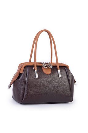 کیف دستی قهوه ای زنانه ابعاد کوچک Nas Bag - کد 897445005
