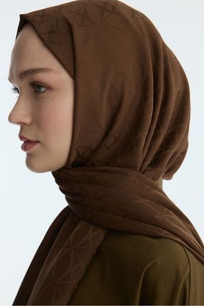 شال قهوه ای زنانه cs camellia scarf - کد 885697626
