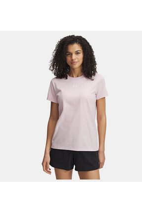 تیشرت اسپرت صورتی زنانه رگولار Under Armour - کد 897489610