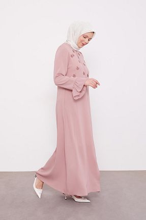 کلاه و ابایا صورتی زنانه بافتنی Levidor - کد 896302249