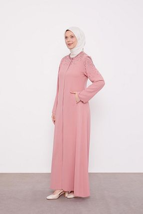کلاه و ابایا صورتی زنانه بافتنی Levidor - کد 896301661