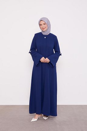 کلاه و ابایا سرمه ای زنانه پنبه ای Levidor - کد 896293302