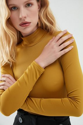 بادی سبز زنانه یقه ماهیگیر Quzu - کد 156505448