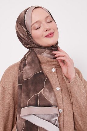 شال قهوه ای زنانه ویسکون Levidor - کد 896324018