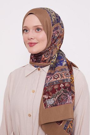 شال قهوه ای زنانه ویسکون Levidor - کد 896321160
