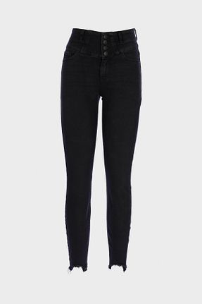شلوار جین طوسی زنانه پاچه تنگ CROSS JEANS - کد 896314676