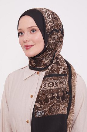 شال قهوه ای زنانه ویسکون Levidor - کد 896323401