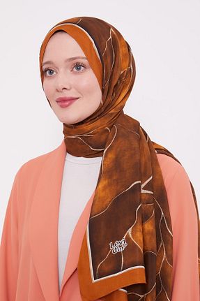 شال نارنجی زنانه ویسکون Levidor - کد 896323600