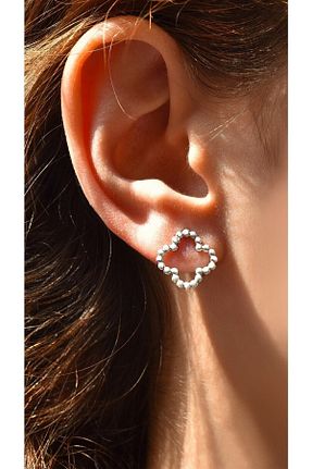 گوشواره نقره سفید زنانه 925 عیار jelux silver - کد 43175322