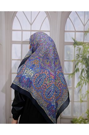 روسری رنگی پنبه ای ZENİPEK - کد 896326710