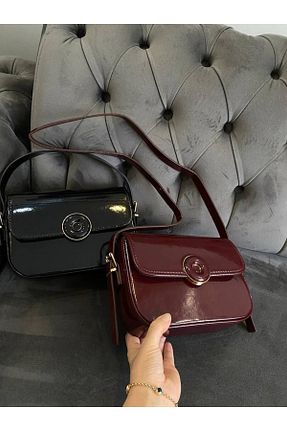 کیف دوشی مشکی زنانه چرم مصنوعی Detre - کد 896772281