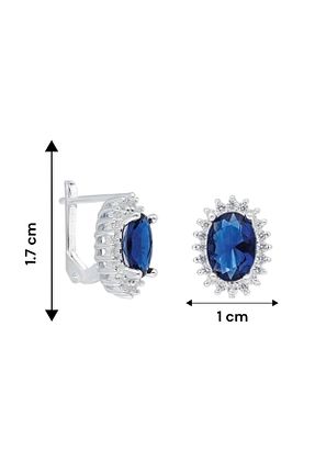 گوشواره نقره سفید مردانه 925 عیار jelux silver - کد 48608928