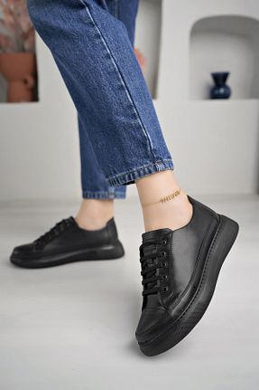 کفش کژوال مشکی زنانه چرم خالص Diego Carlotti - کد 827147814