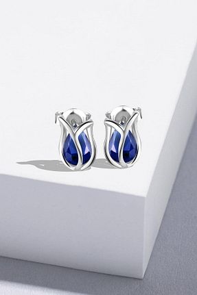 گوشواره نقره زرد زنانه 925 عیار jelux silver - کد 645584526