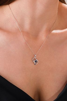 گردنبند نقره سفید زنانه 925 عیار Ricco Jewellery - کد 896344798