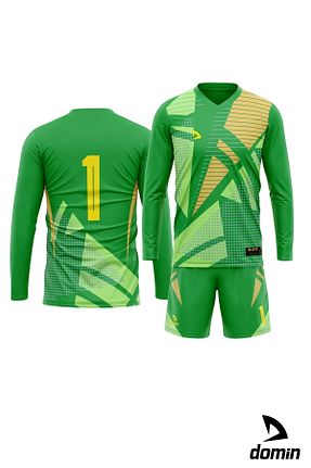 لباس فرم دروازه بان سبز مردانه DOMİN SPOR - کد 865725335