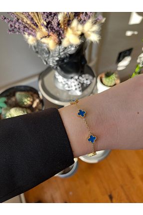 دستبند استیل (فولاد) آبی زنانه استیل (فولاد) Asteria Jewelry - کد 866702048