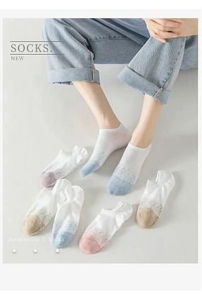 جوراب رنگی زنانه پنبه - الاستین Hobins Sportswear Company - کد 806609254