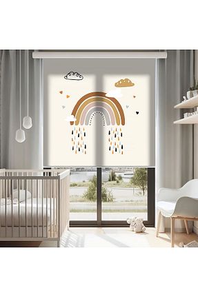پرده کشوئی رنگی کلاسیک Stor AD Home - کد 896352382