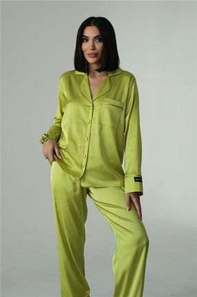 ست لباس راحتی سبز زنانه ساده COCCOLARSI - کد 896277036