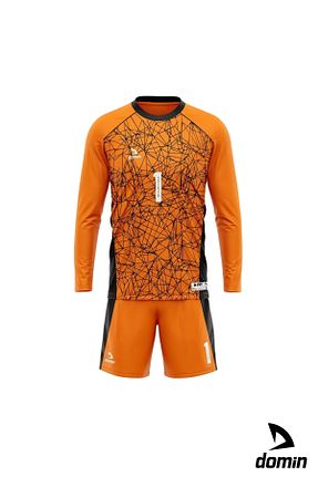 لباس فرم دروازه بان نارنجی مردانه DOMİN SPOR - کد 841186211