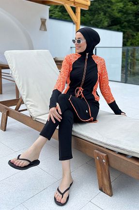 مایو حجاب مشکی زنانه ساده Remsa Mayo - کد 746201791