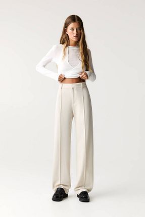 شلوار نباتی زنانه پلی استر Pull & Bear - کد 896355542