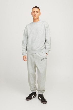 سوئیشرت طوسی مردانه ساده Jack & Jones - کد 867672047